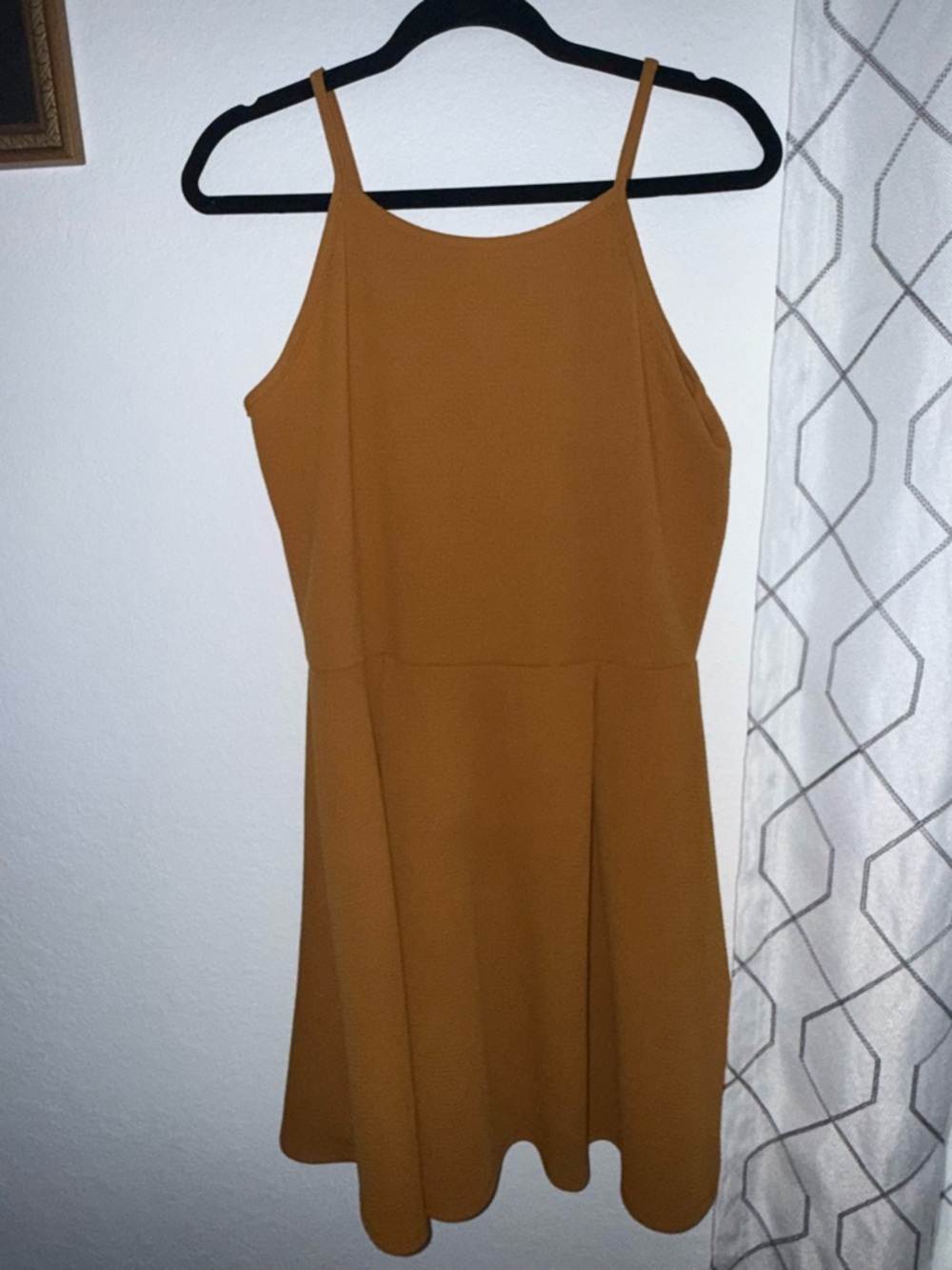 Olivia Rae Sleeveless Mini Dress in Mustard